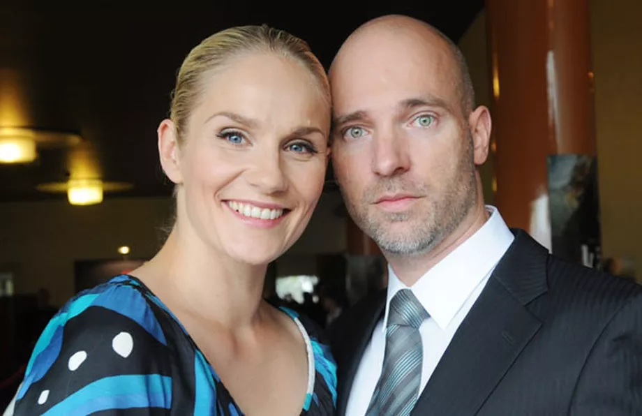 Laura Malmivaara ja hänen entinen puolisonsa Aku Louhimies yhdessä julkisessa tilaisuudessa.