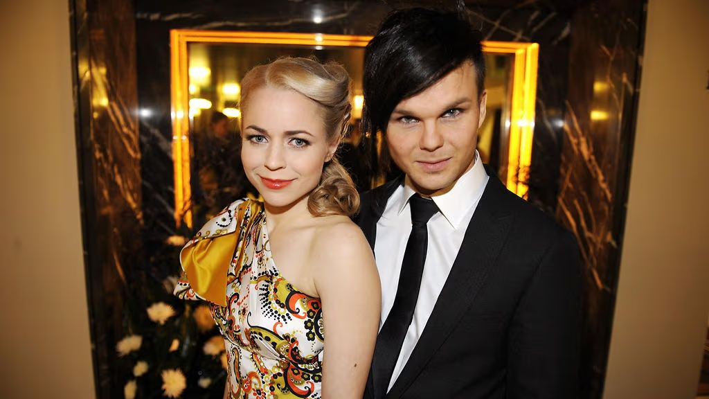 Paula Vesala ja hänen entinen aviomiehensä Lauri Ylönen.